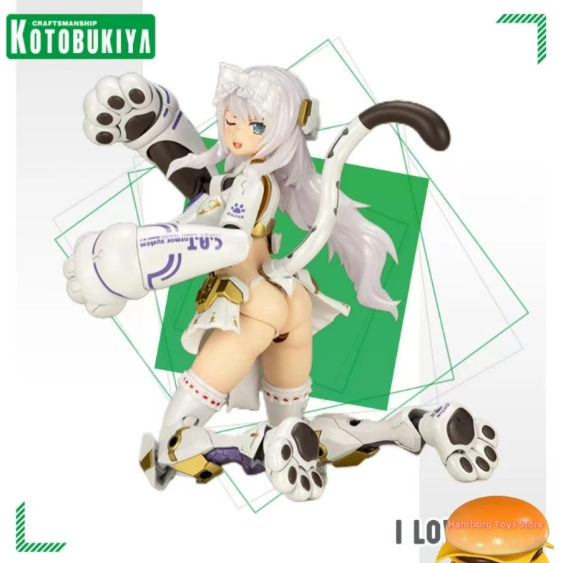 

Подлинная Kotobukiya FRAME ARMS GIRL FG171 Durga I Cat Armor, оригинальная фигурка, Коллекционная модель, статуэтка, орнамент, подарок