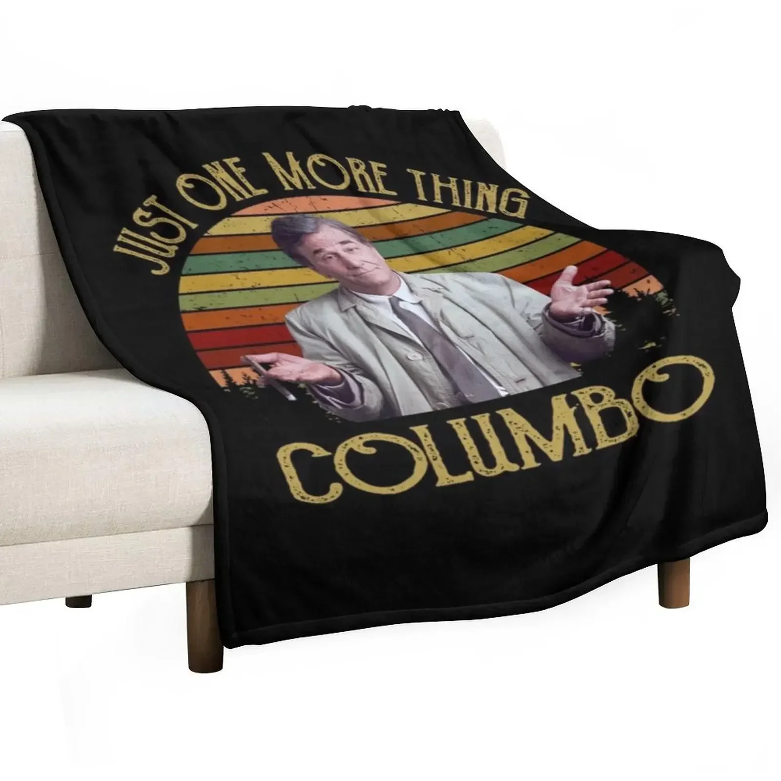 Columbo Throw Blanket Thermal Vintage Blankets