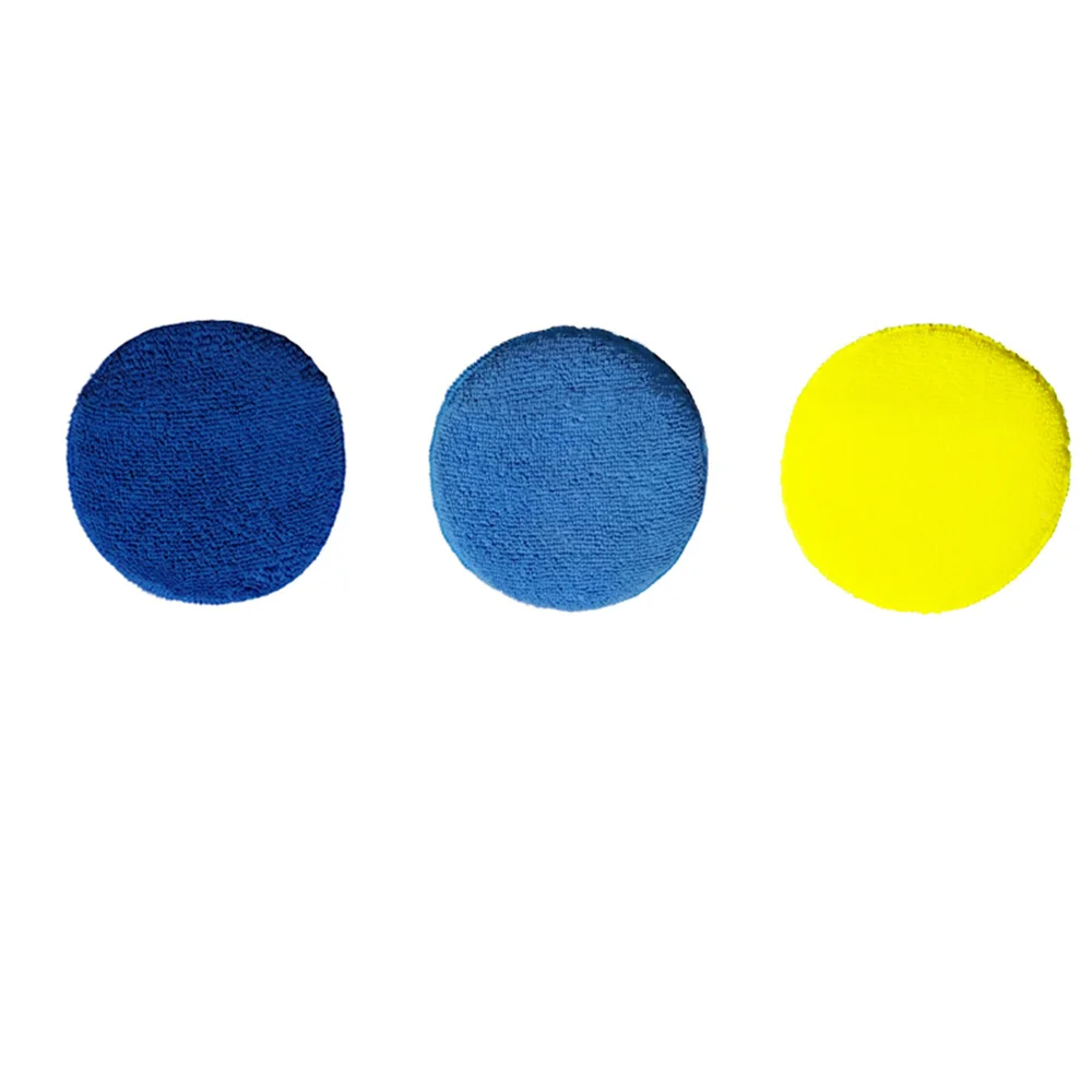 1/3Pcs Car Accessories Car Cleaning Detailing Sponge Car Wax Sponge Dust Remove Foam Applicator Auto Care Polishing Pad