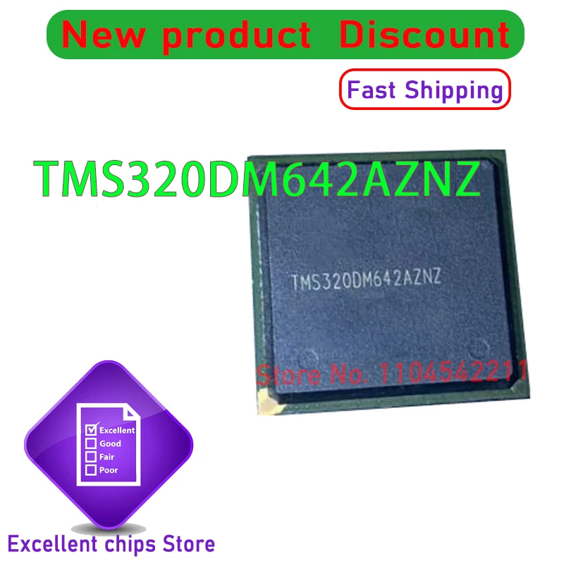 

1pcs/lot New Original TMS320DM642AZNZ TMS320DM642 TMS320 BGA548 In Stock