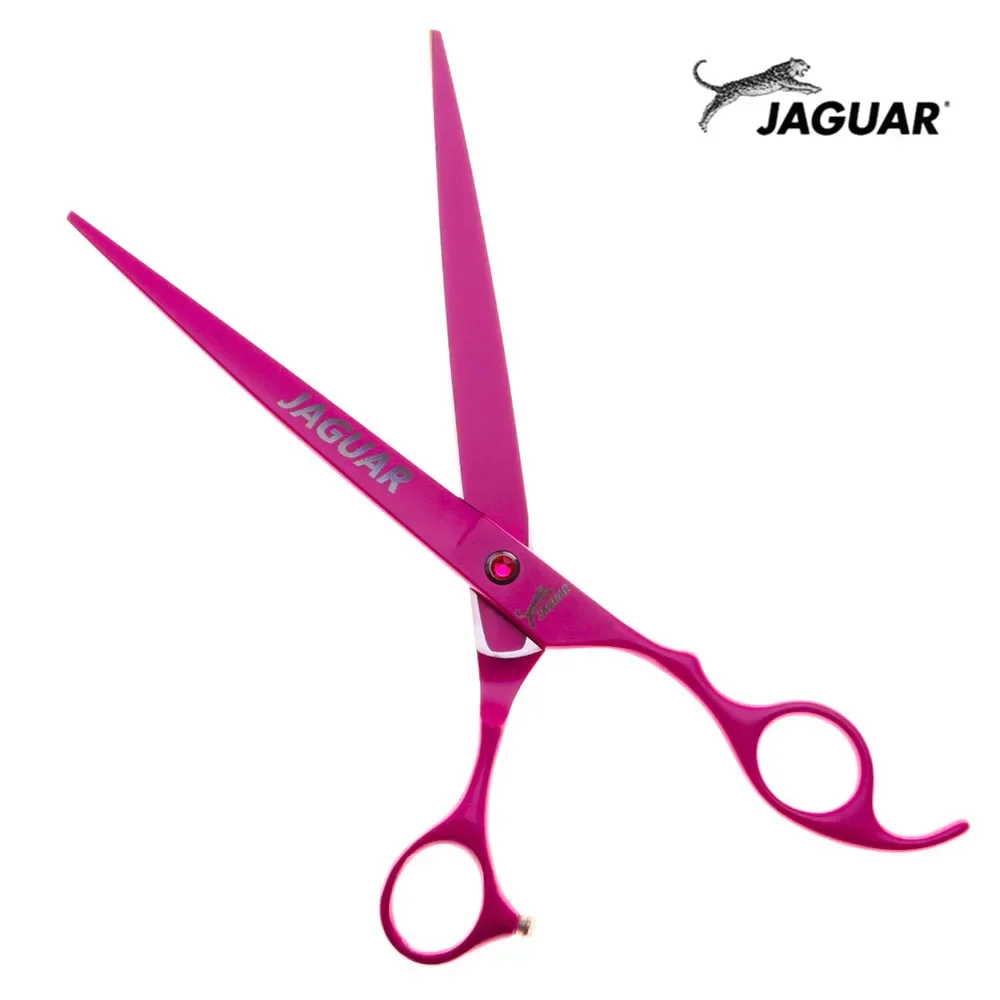 Professional Hairdressing Scissors 8 Inch Cutting Barber Shears Pet Scissors Pink Style