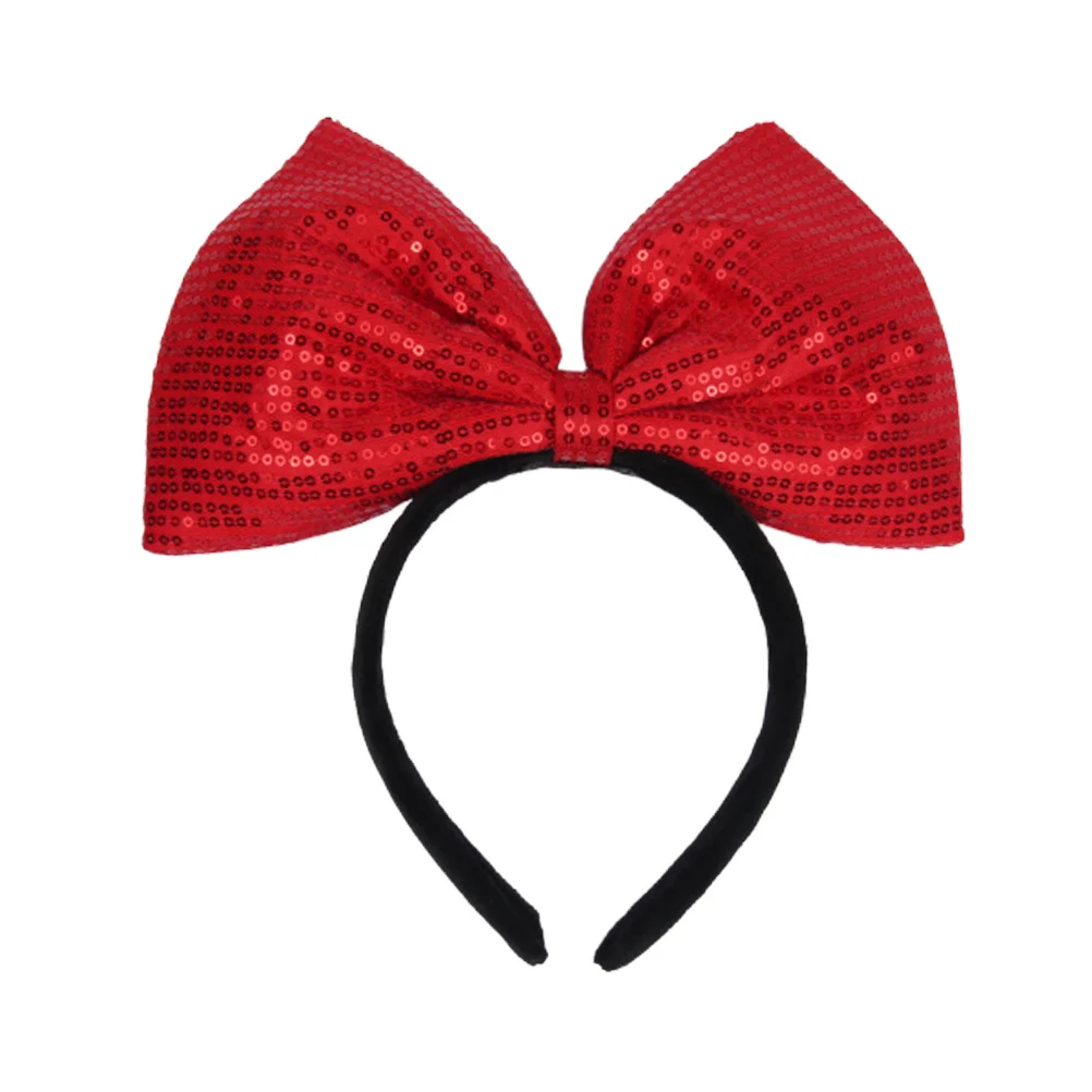 حساسة الترتر الأحمر الشعر هوب Bowknot تصميم لملابس الحفلات وأنيقة صور مواقع الشعر هوب الترتر عقال