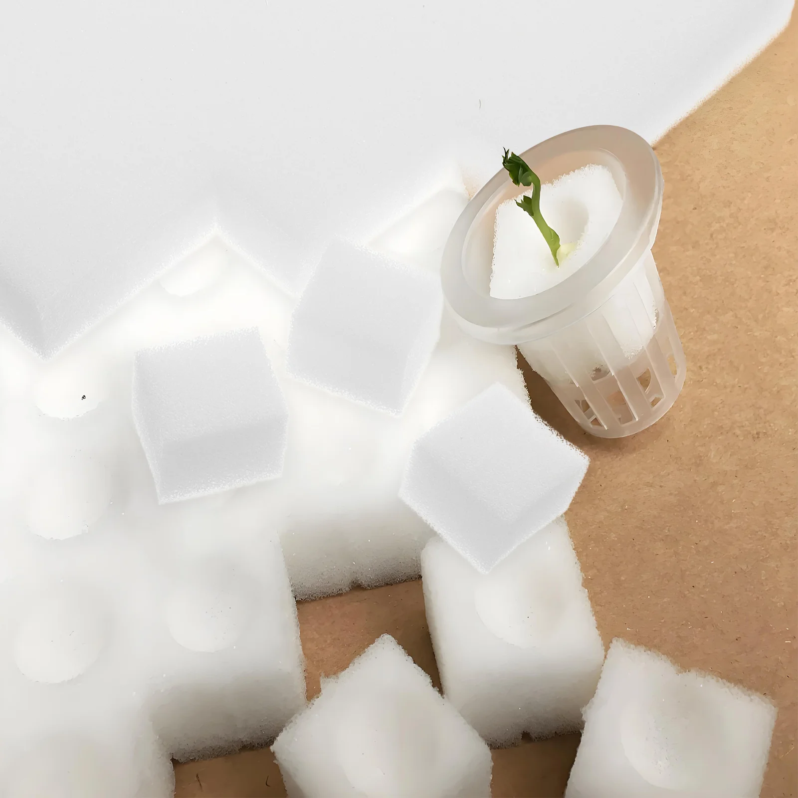 4 Sheet Hydroponic Sponges Planting Gardening Tool Soilless Cultivation Sponges Greenhouse Cubes Hydroponic Plant Growth Tools