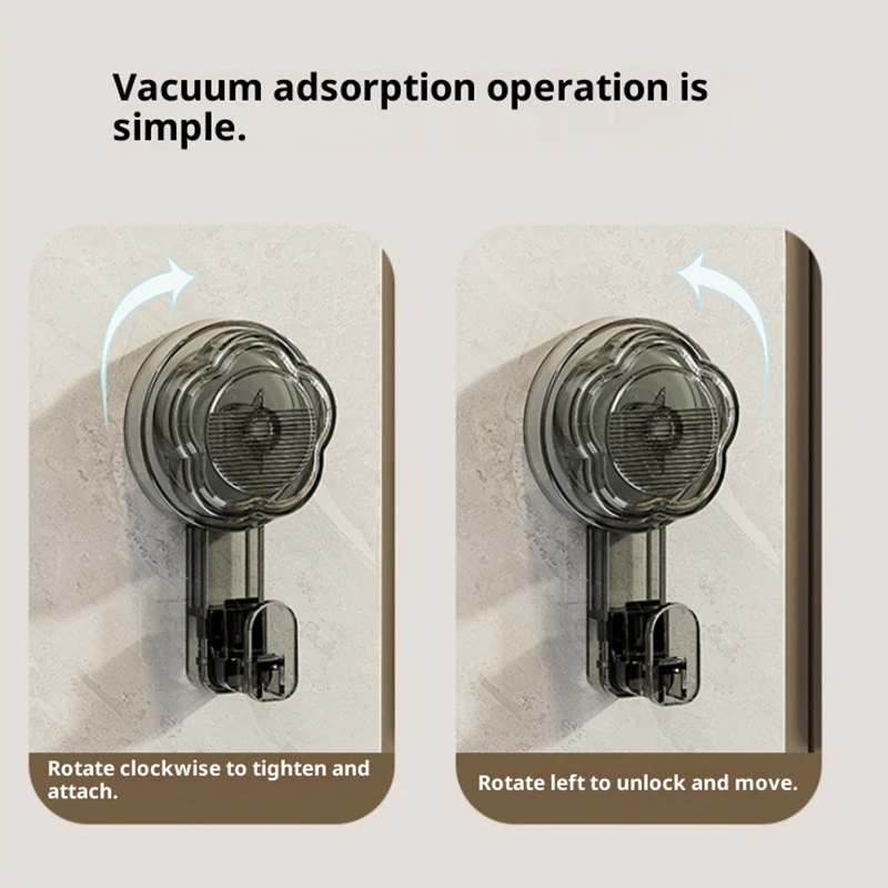 

Fashion Flower Shape Powerful Suction Cup Hooks Vacuum Reusable Shower Hooks Heavy Duty Clothes Hook Traceless Clothes Hook
