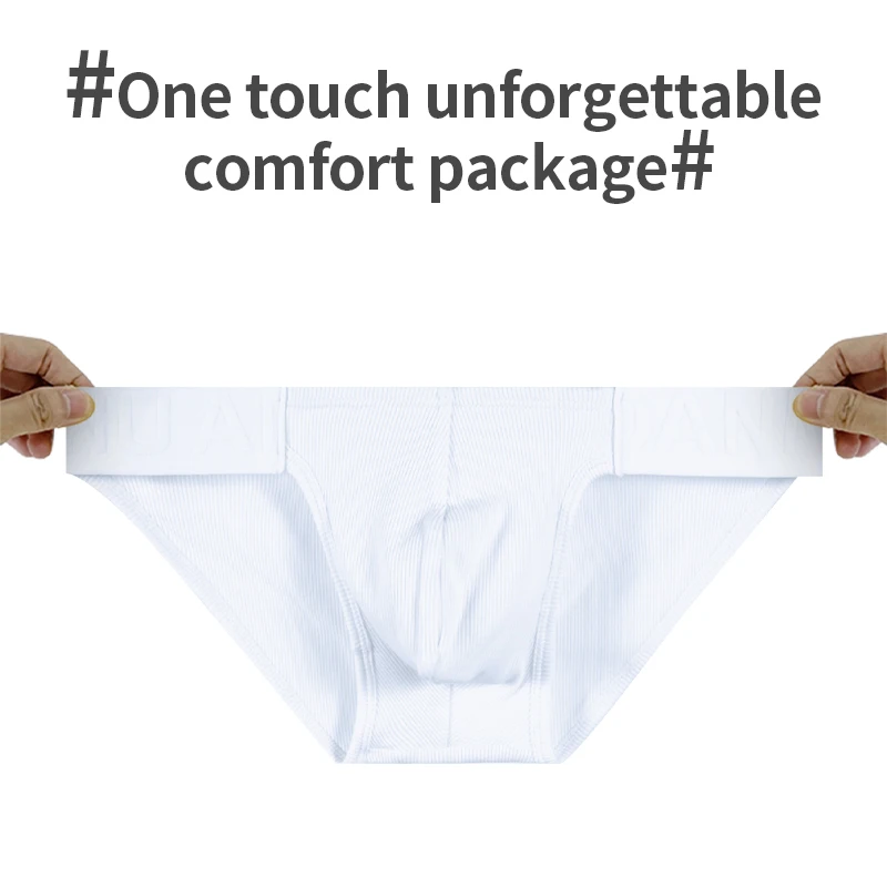 1/3Pcs Cotton Sexy Man's Underwear Briefs Low Waist Men Briefs Underpants Large Crotch Pouch Panties Slip Bikini Jockstrap Brief