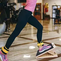 Portable Leg Muscle Stretch Board Wooden Incline Training Board Wooden Calves Hamstring Stretcher For Home Gym Indoors Garden