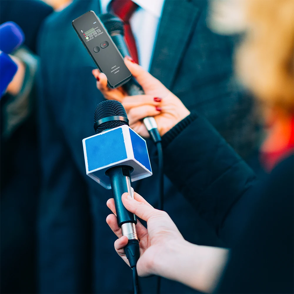 مشغل موسيقى Vandlion V90C MP3 فلاش USB 1.0 بوصة TFT شاشة ملونة OTG وظيفة WAV 3072kbps مسجل HiFi لاجتماع المقابلة #6