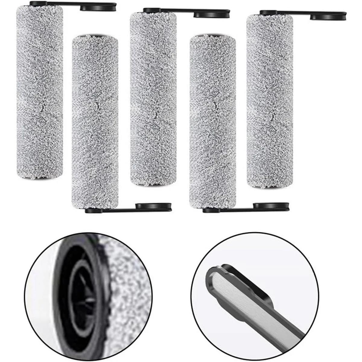 BISMZ สําหรับ Tineco Floor One S5 เครื่องดูดฝุ่นเปลี่ยนลูกกลิ้งแปรงลูกกลิ้งแปรงนุ่ม Strip