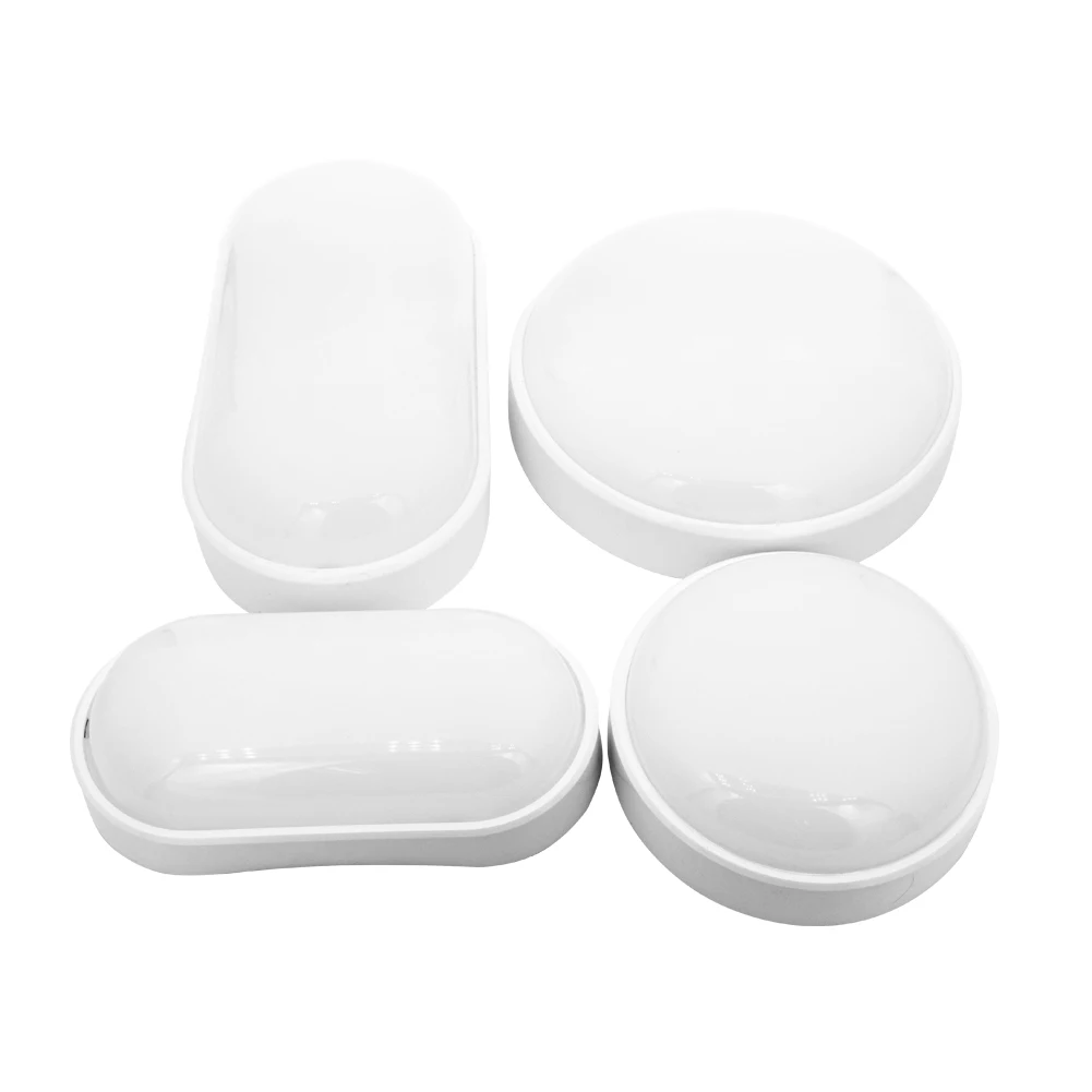 16W 20W extérieur mur LED lampe jardin porche Surface monté ovale applique éclairage salle de bain étanche à l'humidité plafonnier AC85-265V