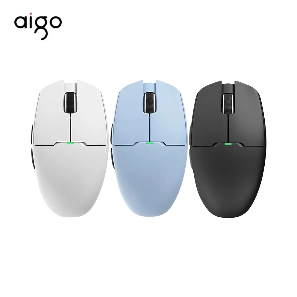 

Aigo Gm80 Pro/Plus Wireless mouse Tri Mode Ergonomic Bluetooth gamer Mouse 52g Lightweight PAW3395/3311 FPS PC accessories
