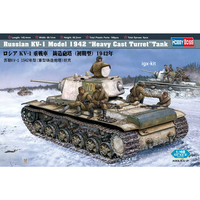 Hobbyboss 84813 1/48 Scale Russian KV-1 KV1 1942 Heavy Cast Turret Tank Hobby Craft Toy Plastic Assembly Model Kit