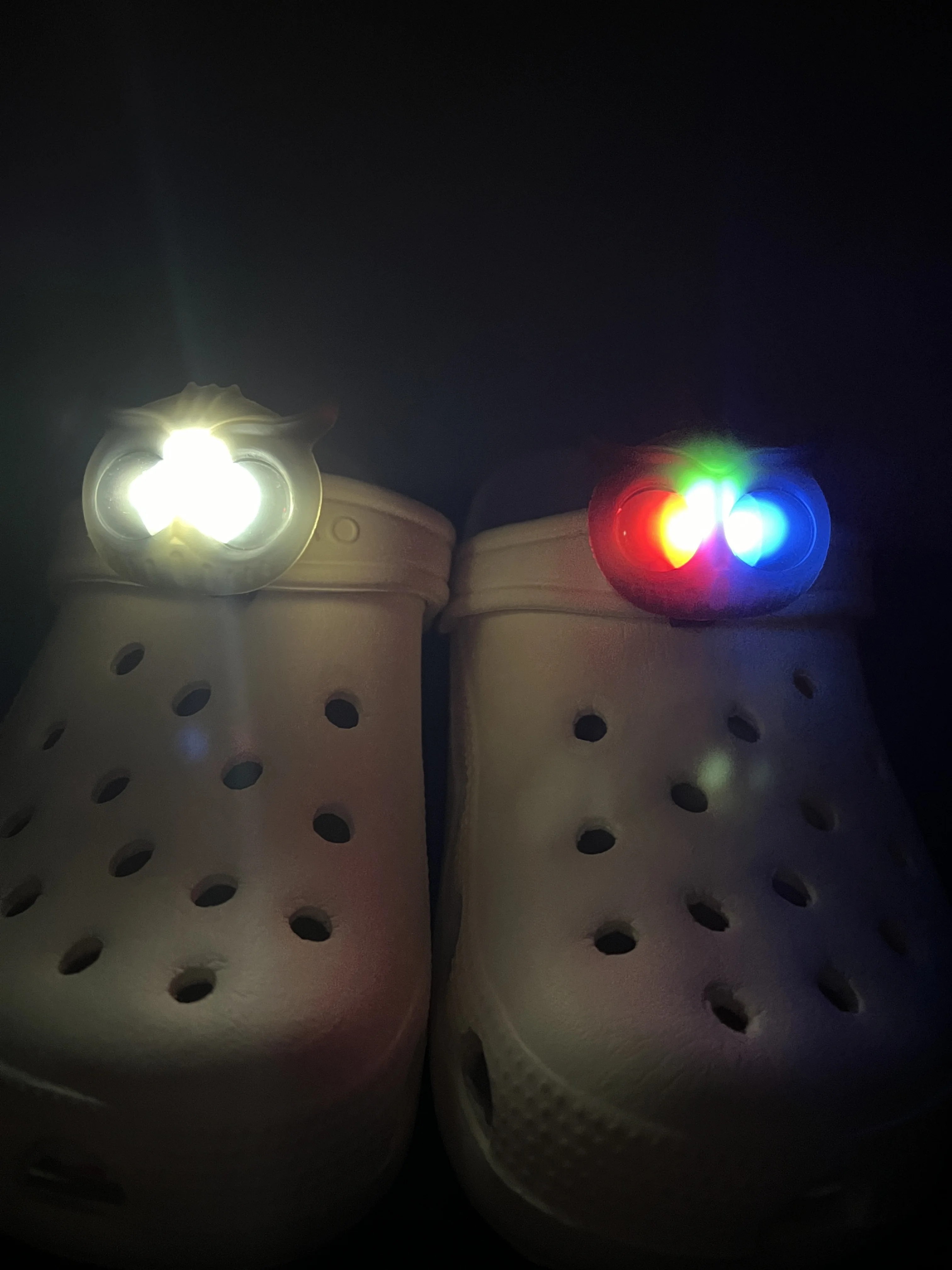 1PCS Owl Creative Shoe Light, Shoe Charms, Creative Luminescence Shoe Decoration Shoe Buckle Accessories