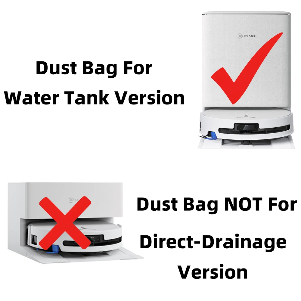 Fit For Ecovacs T90 Pro Omni/ T90 Omni(Water Tank),  Ecovacs X12 PRO OMNI/X9S Pro Omni/X9S Omni,Yeedi M16 Infinity Brush Filter image 2