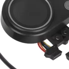 

/Digital /LED /Display Meter 6 Pin Waterproof Connector For 36V 48V 52V 60V Electric Scooter Battery Voltage Monitor Gauge Black