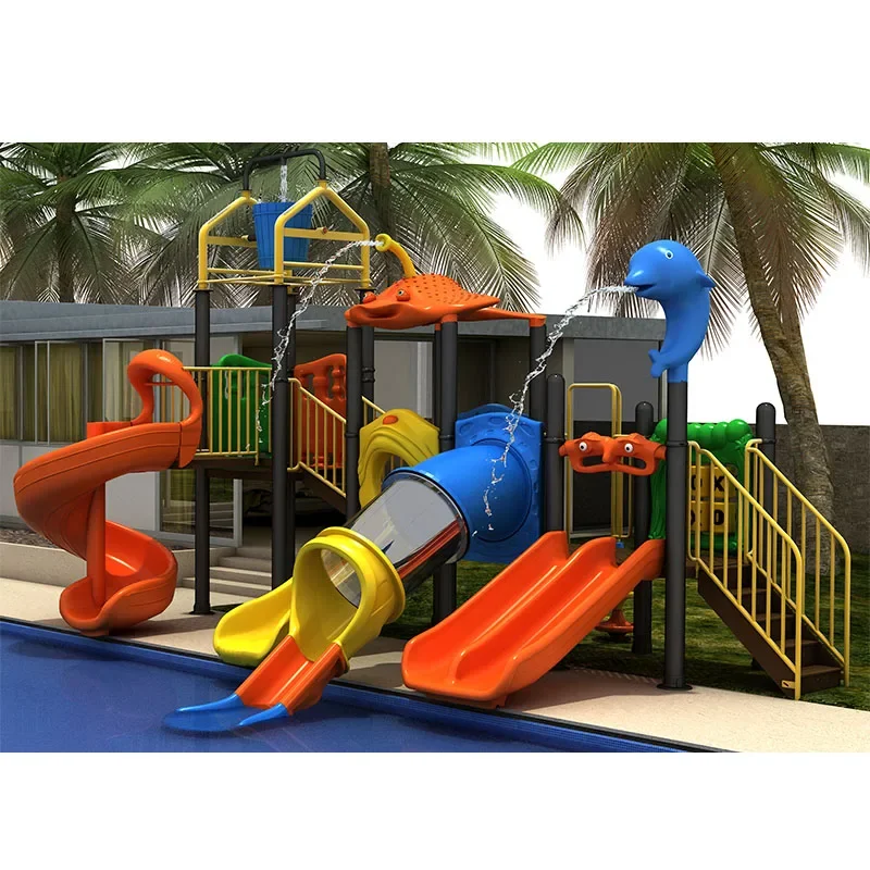 Water park equipment outdoor playground for kids