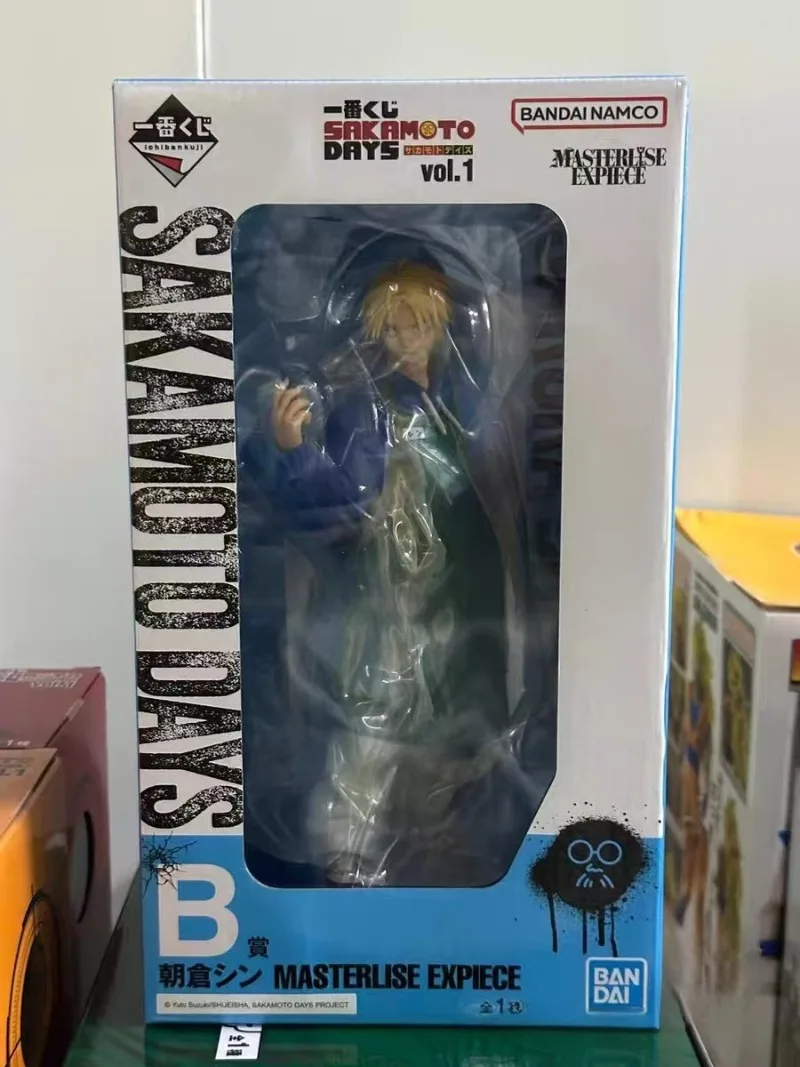 

In Stock Original Bandai Banpresto Sakamoto Daysshin Asakura Anime Action Figures Model Toys desktop Ornament collect Gifts