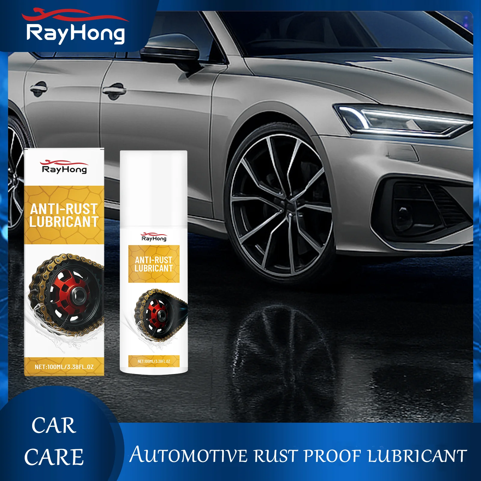 

Rayhong автомобильная антикоррозийная смазка, влагостойкая антикоррозийная очистка, восстановление, спрей для удаления ржавчины с металла
