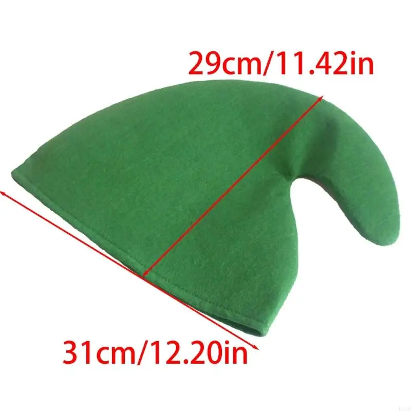 Cappello elfi semplici cappello natalizio natale mantieni caldo costume cosplay show prop deco p31b