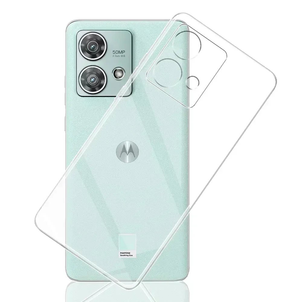 Para Motorola Edge 40 Neo funda trasera de silicona transparente suave TPU funda para Moto Edge 40 Pro funda de parachoques para Moto Edge 40 Fundas