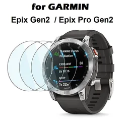 Protector de pantalla para reloj inteligente, película protectora antiarañazos, vidrio templado, 5 piezas, para Garmin Epix Pro Gen2, 51mm, 47mm