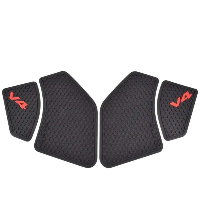 خزان وقود دراجة نارية منصات مضادة للانزلاق واقية الجر ملصق قبضة الركبة الغاز الشارات ل Ducati Panigale V4 2018-2024 فولت 4 #3