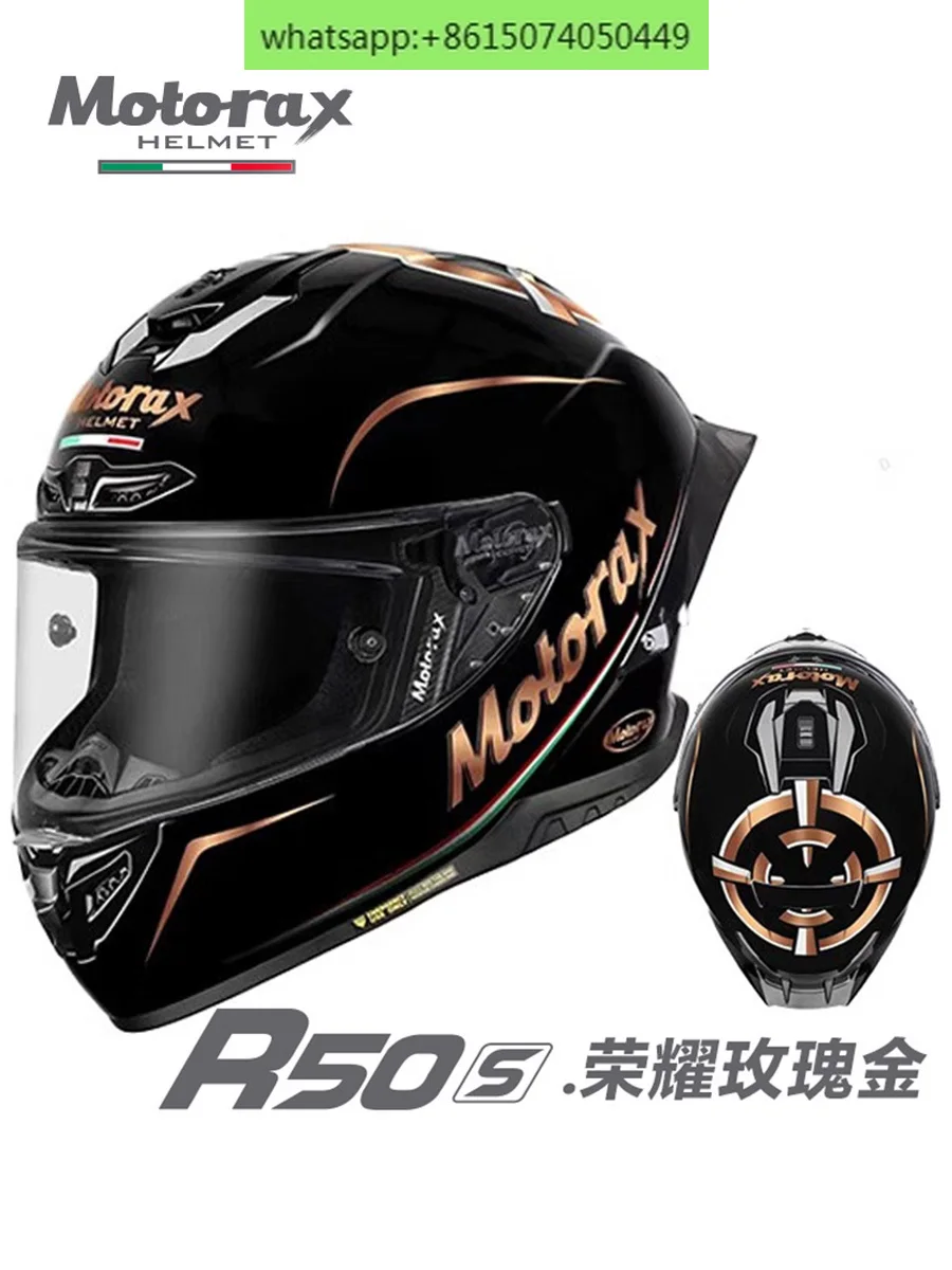 MOTORAX R50S  Motorcycle Helmet Full Helmet Four Seasons Male and Female Large Tail Wings