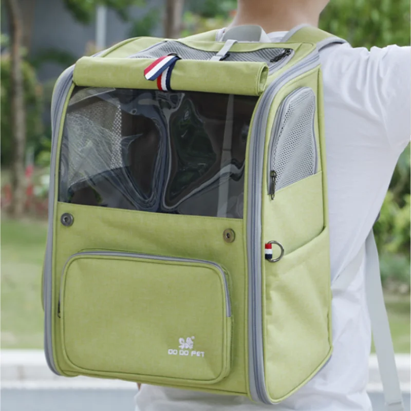 

Pet Cat Carrier Bag Breathable Portable Cat Backpack Outdoor Travel Transparent Bag For Cats Small Dogs Carrying Pet Supplies