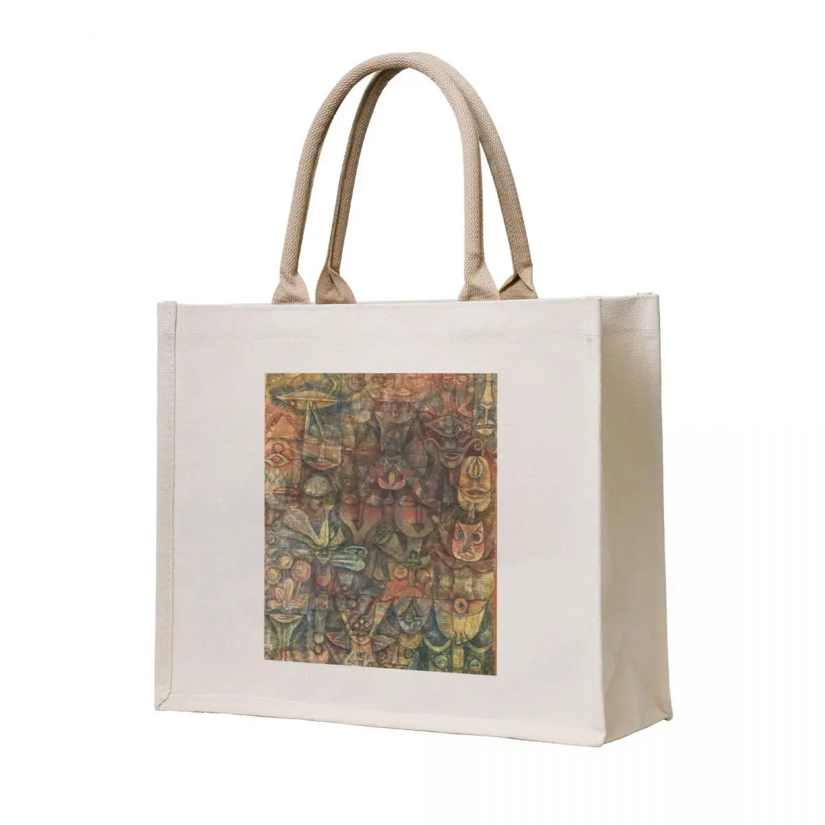

Strange Garden, Paul Klee Tote Bag bag luxury women canvas tote bags Canvas bag