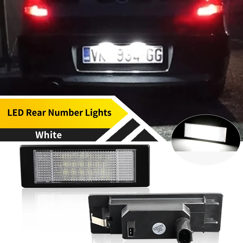

2pcs For Fiat Marea Diesel 1996-1999 Bz Gamma`99 1999-2002 Ds Gamma`99 1999-2002"License Number Plate Lamp Car Light No Error