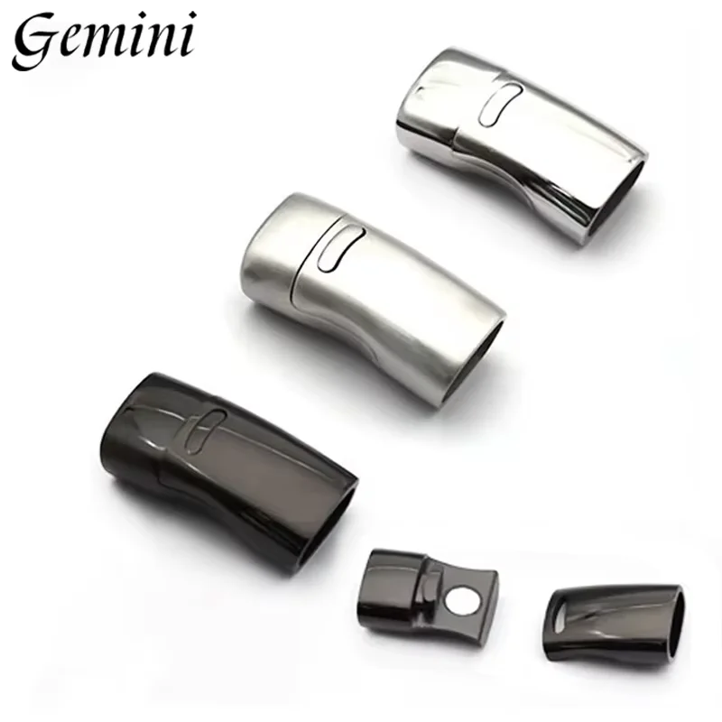 

10 шт., магнитные застежки из нержавеющей стали, отверстие 10*5 мм, 11*7 мм, кожаный шнур, застежка, магнитная кружевная пряжка для браслета, изготовление ювелирных изделий своими руками