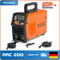 FEIFANKE ARC200 200A 220 V MMA Kaynak Makinesi TIG LED IGBT Invertör Sinerjik Kontrol Kaynakçı Makinesi Sıcak Başlangıç ile