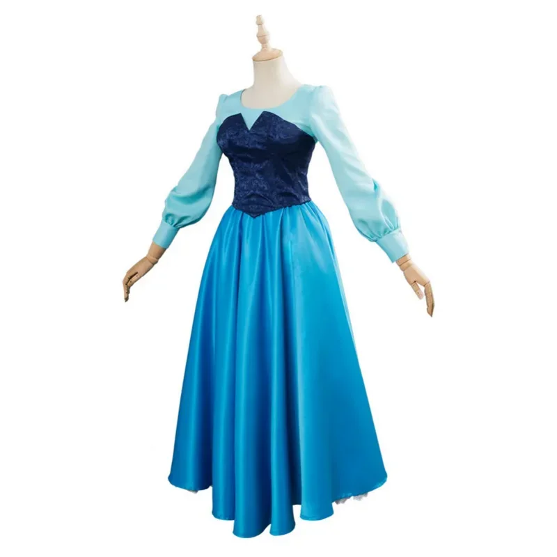 Ariel Princess Costume Dress Gown Cosplay For Girls Halloween Carnival Costumes