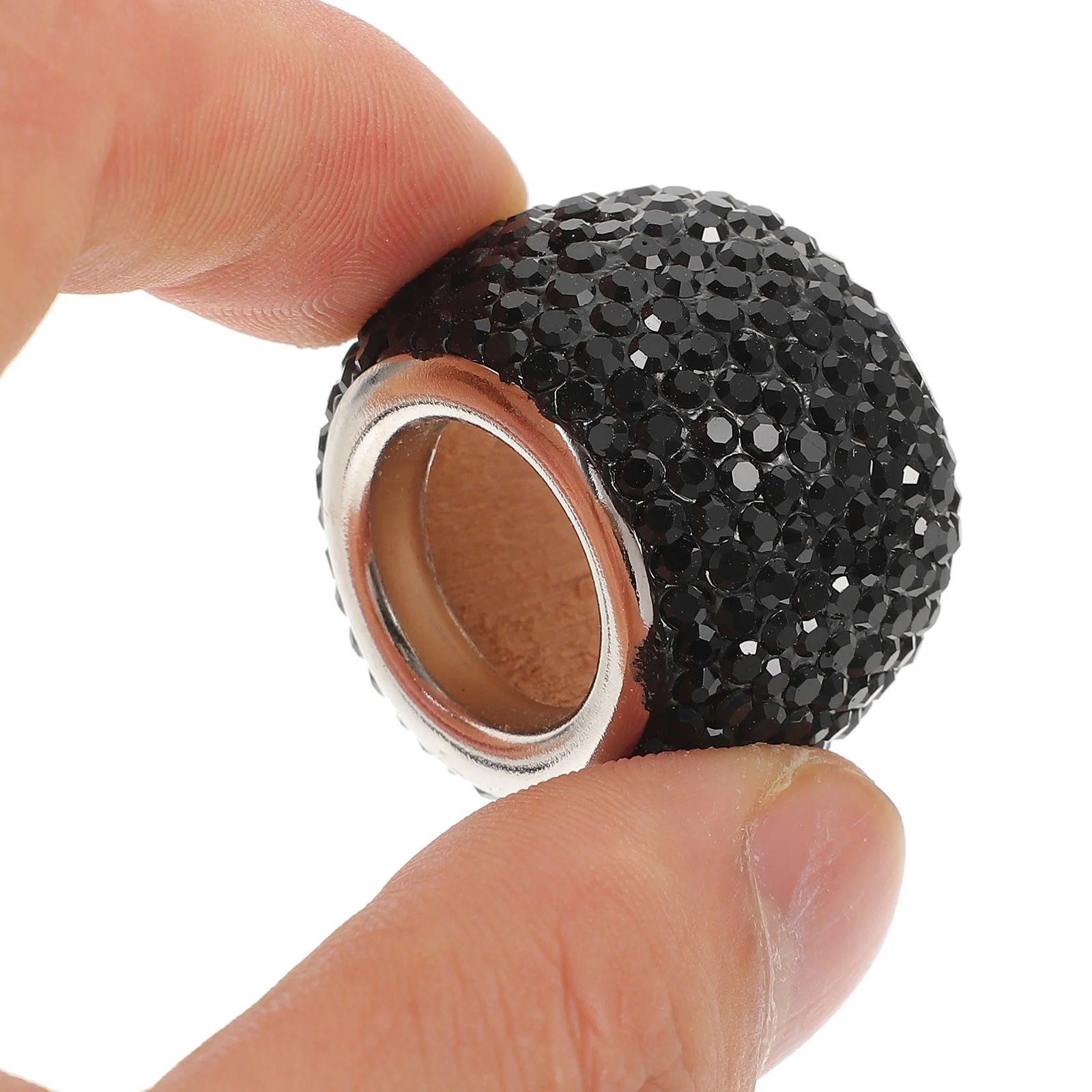 

2Pcs Rhinestone Car Headrest Bling Interior Decorations Strong Material Resists Deformation Fits All Cars Compact