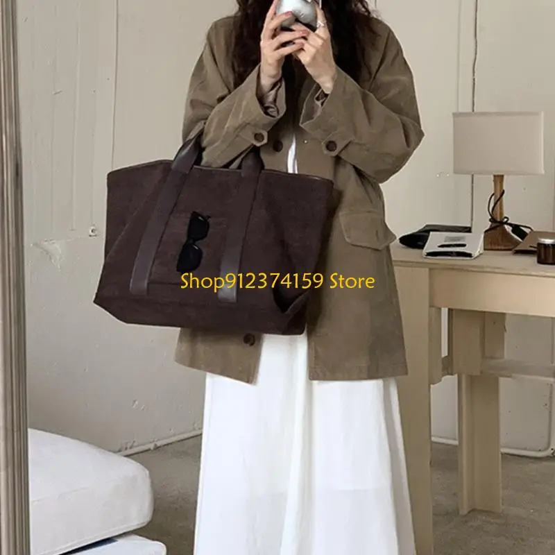 

G5AE Женская сумка Большая вместительная рабочая сумка Модная сумка Универсальная сумка с верхней ручкой Сумка с напуском стиль