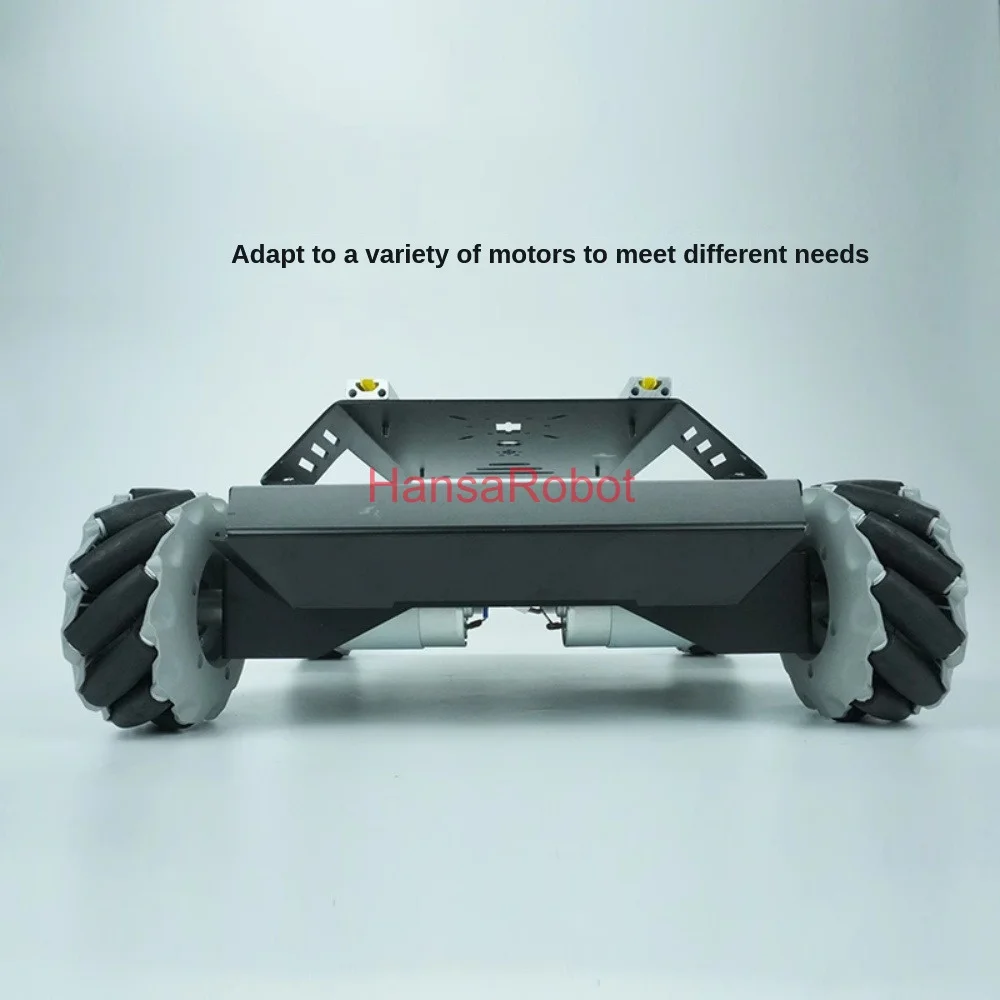V5 4WD Double Chassis Metal Mecanum Wheel Intelligent Robot Car 24V DC Motor 50KG Load Capacity Supports Wireless Control - Image 3