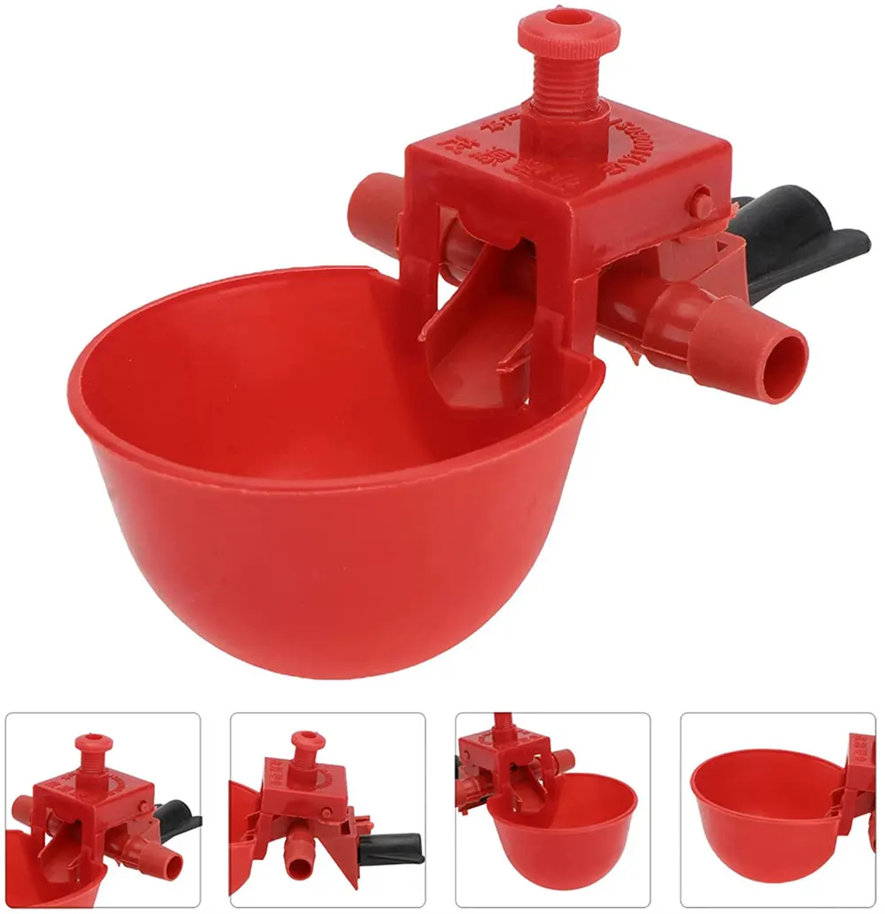5/10/20 Stück Hühnertränke, Wachteln, Vögel, Trinkschalen, Wasser für Hühnerstall, Küken, Nippeltränke, Geflügelfarm, Tierbedarf – Detail 3