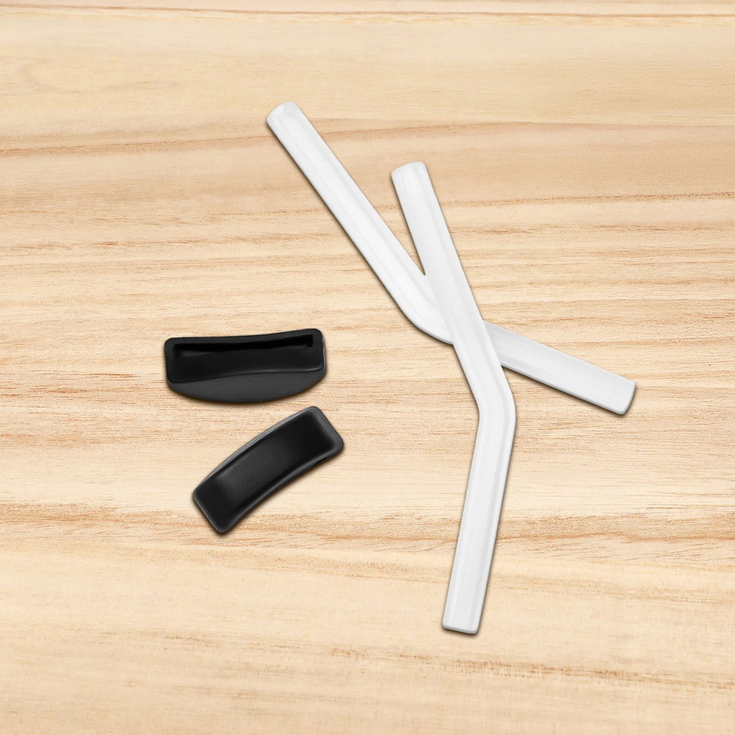 

Replacement Rubber Kit EarSocks Nose Pads Pieces for Oakley HSTN Metal OO9279 Sunglasses