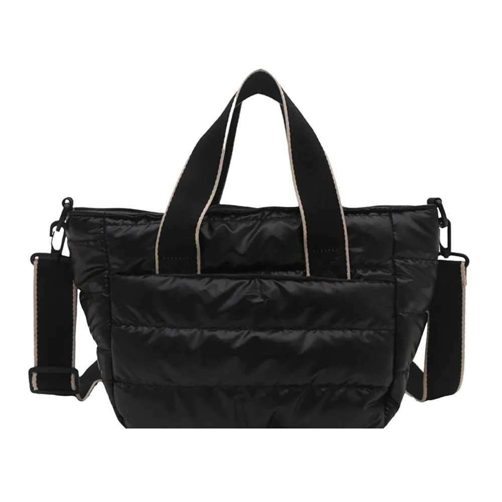 

Вместительная сумка-тоут из хлопка, универсальная, легкая, с несколькими карманами, нейлоновая.