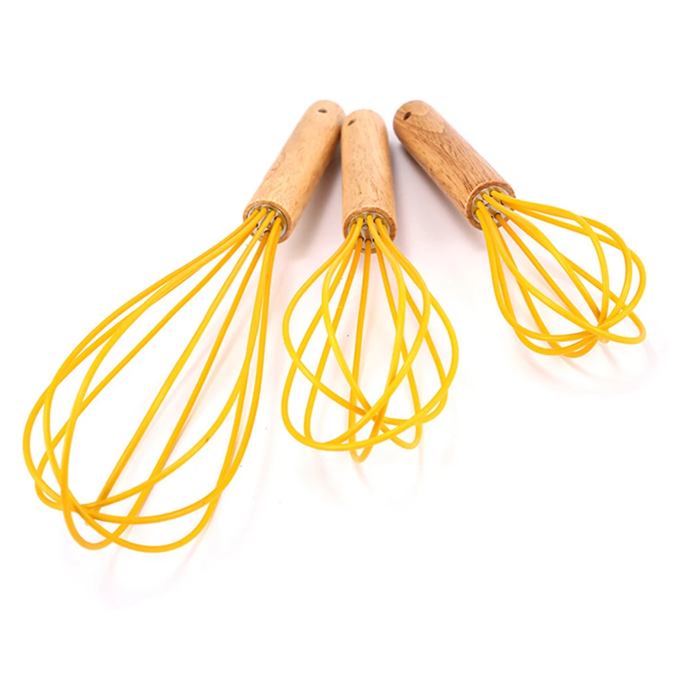 

2pcs 12 Inches Silicone Whisk Hand Mixer For Baking Eggs Kitchen Gadget Manual Cream Blender Easy Clean Comfort Grip