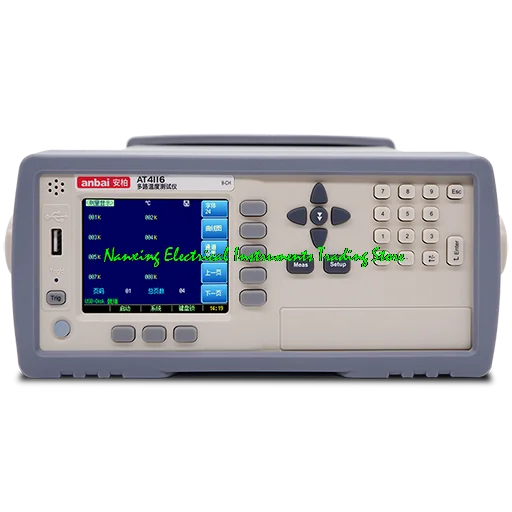 Anbai AT4108/AT4116 Multi-Channel Temperature Meter 8CH/16CH Support Thermocouple:J/K/T,-200 ° C to 1300 ° C