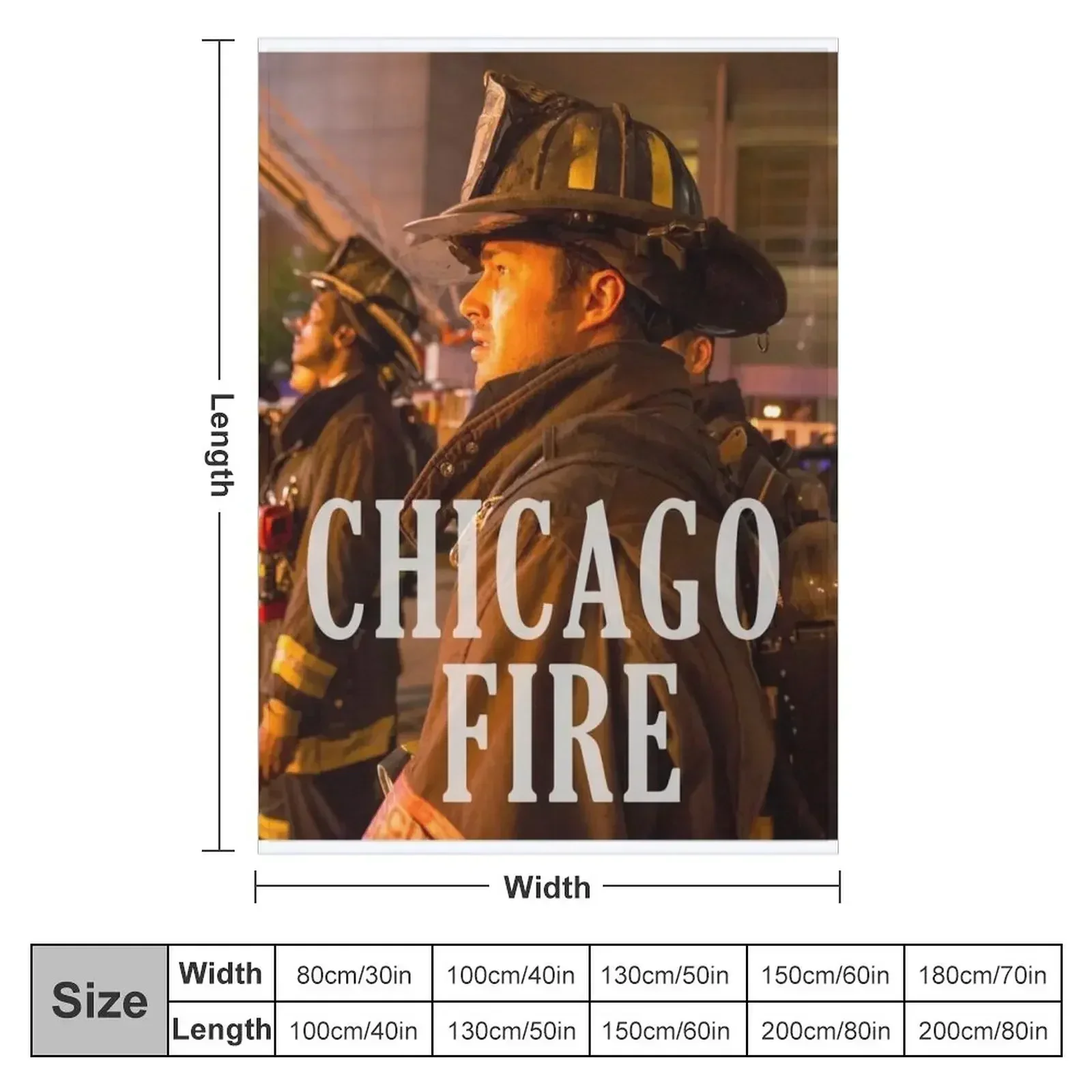 Chicago Fire Fighters Throw Blanket Blankets Sofas Of Decoration Decorative Sofa Hair sofa bed funny gift For Sofa Thin Blankets