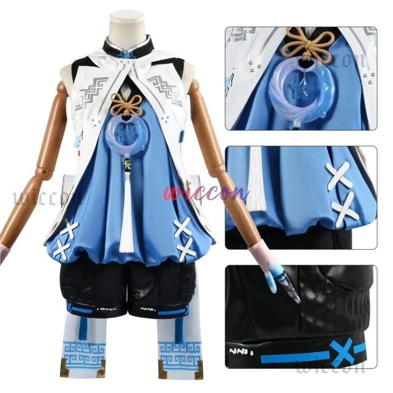 Anime Game Wuthering Waves Youhu Cosplay Costume Lolita Dress Knapsack Wig Adult Woman Sexy Kawaii Halloween Party Suit