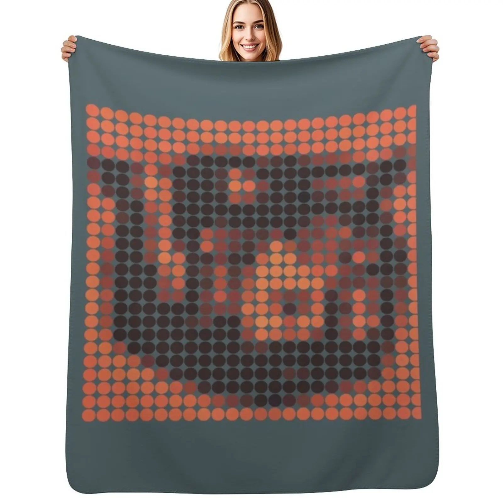 Monster Throw Blanket Cozy Napping Blanket Gift for Mom Dad