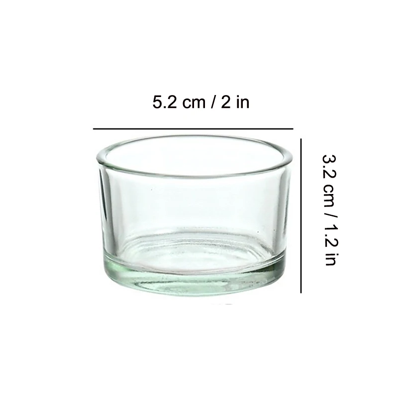 Hamster Food Bowl Transparent Glass Dish Hamster Feeding Dish and Water Bowl Small Pets Feeder Pet Supplies