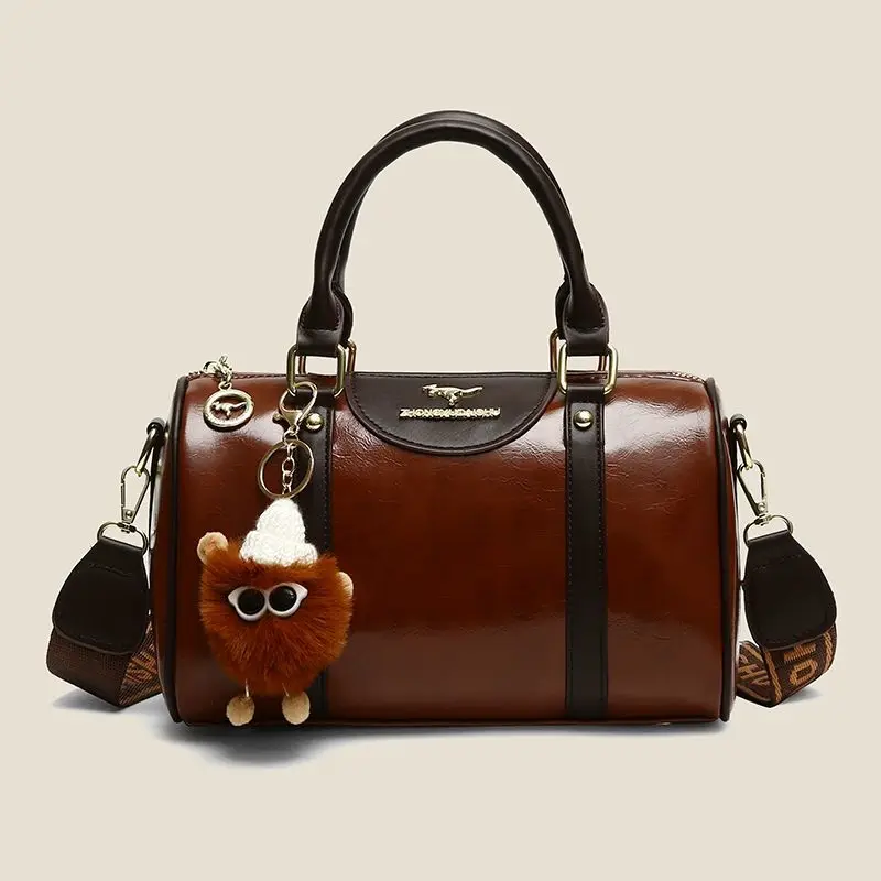 

Cylinder Messenger Trendy Versatile Bag Women's New High-end Mother Explosion Wife Foreign Style Small Bag Heartthrob Exquisite