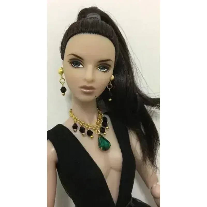 New styles Handmade Fashion Jewelry Earring  Necklace Accessories For BB Fr 1:6 Dolls BBIKD24E