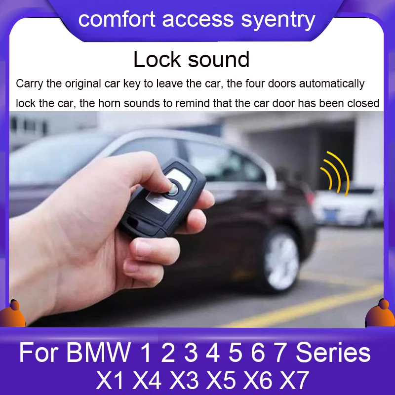 Keyless entry comfortable access DIY for BMW i3 i8 Mini Auto lock unlock windows closer DIY No damage install Key