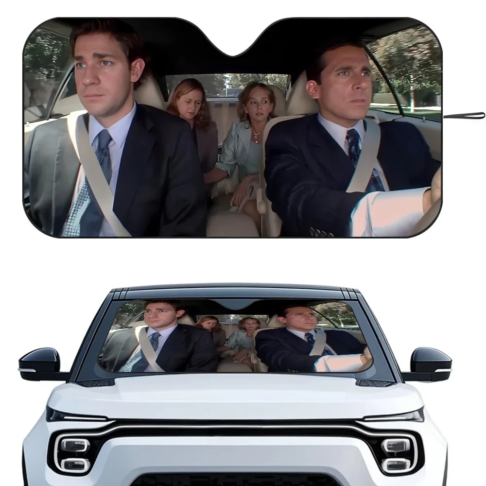 

The O-Office Michael Scott Car SunShade Heat-insulating Aluminum Film Windshield Sunshades UV Rays Block Car Sun Visor Protector