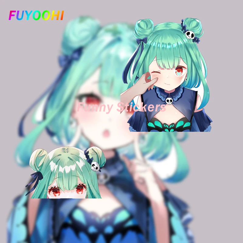 Наклейки FUYOOHI Play для Hololive En, водонепроницаемая наклейка «сделай сам», декоративная наклейка на бампер с эффектом царапин, стикер для стайлинга автомобиля