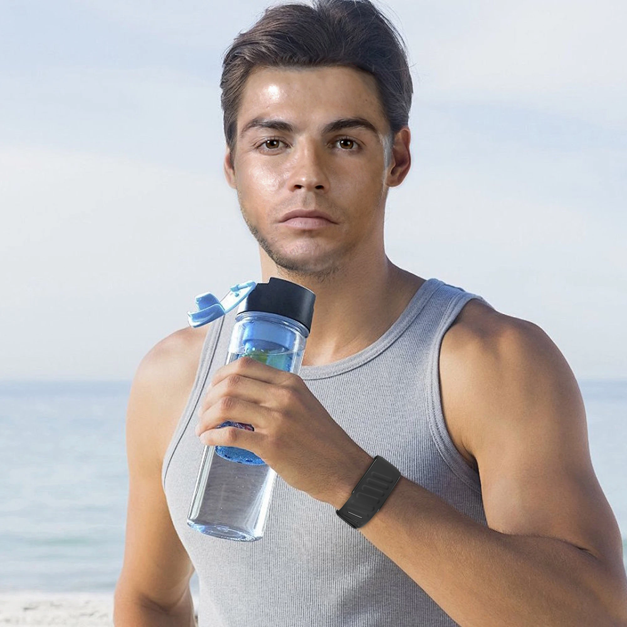 Neues WHOOP SportFlex-Armband, weiches Silikon, wasserdicht und schweißfest, verstellbares Armband, 5.0 kompatibel – Detail 10